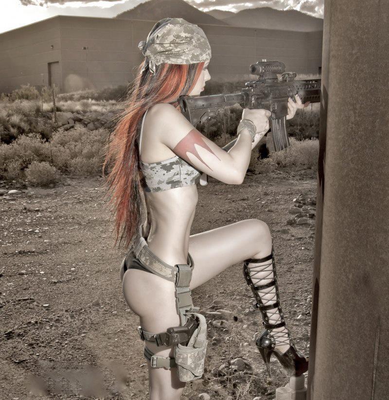 hot nude women having sex witg each other from Braden girls sticking guns in them nude